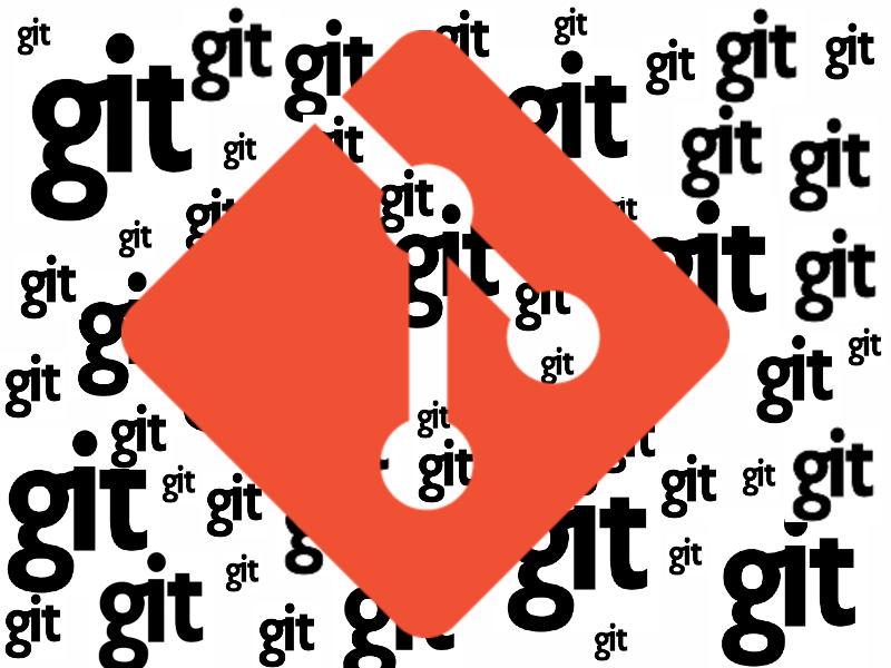 Image containg multiple git logos as background
