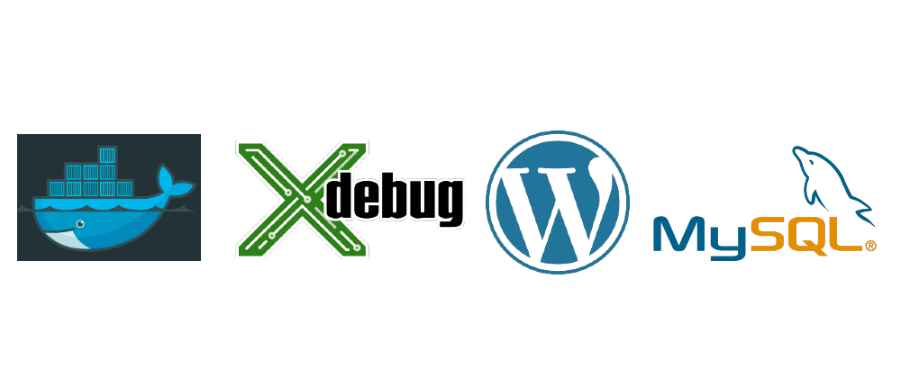 image displaying docker wordpress mysql and xdebug
