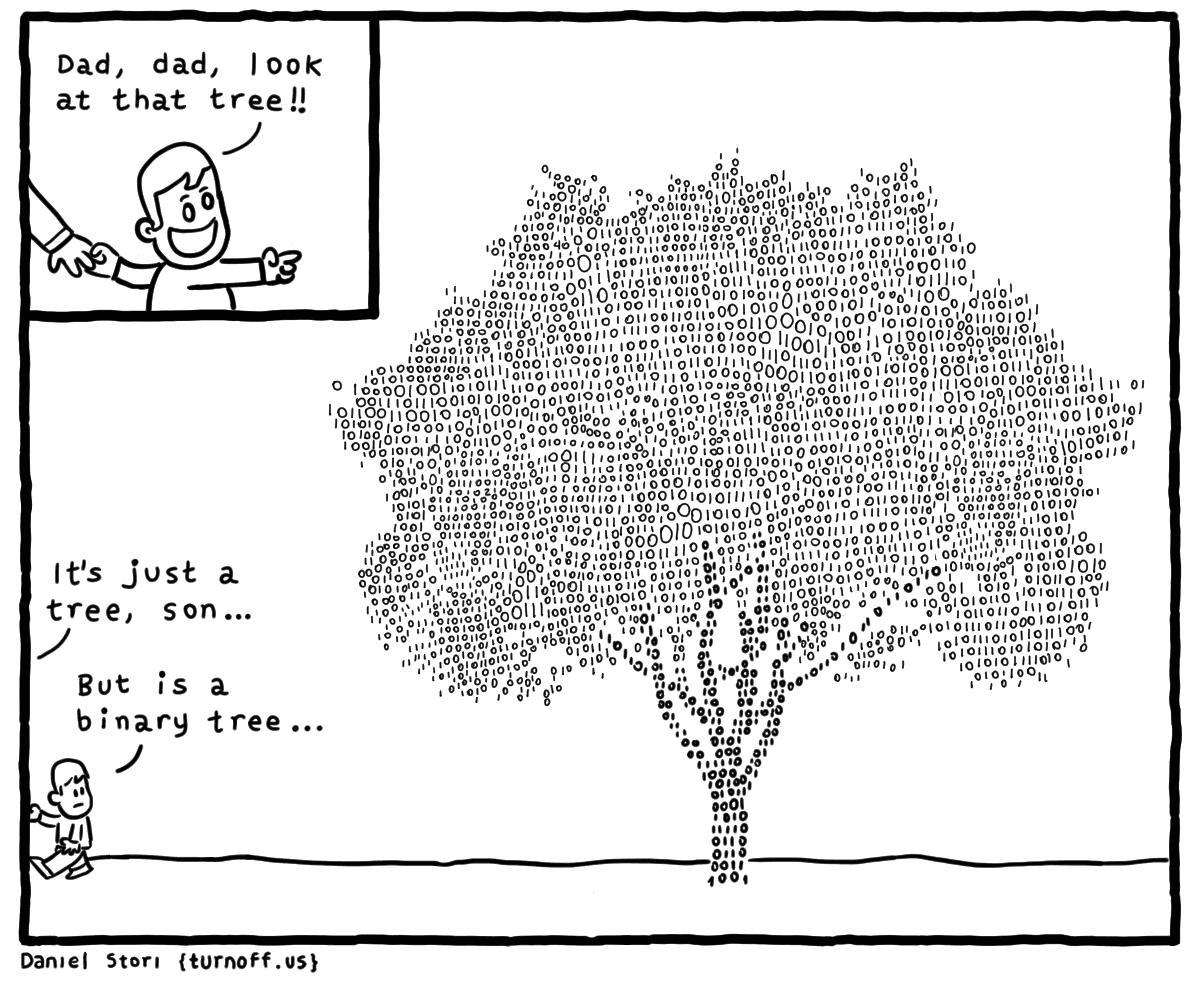 A joke about binary trees